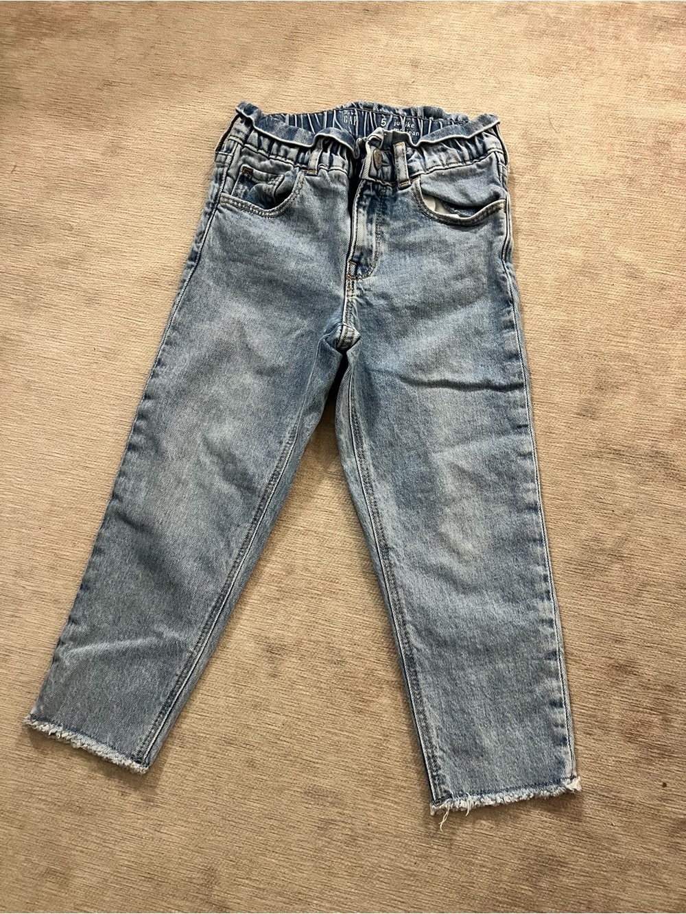 GAP High-Rise Light Wash Blue Jeans